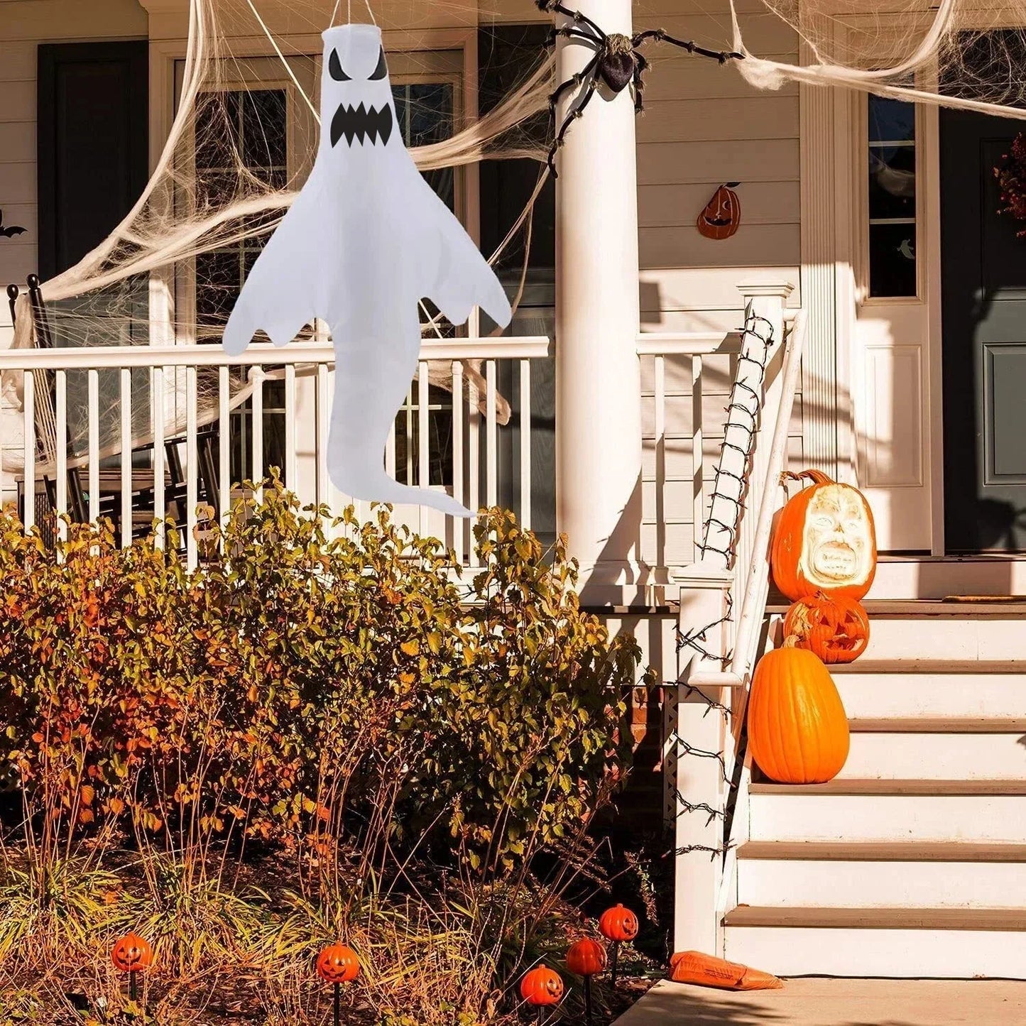 4X Halloween LED Light Ghost Outdoor Decors Garden Prop Party Hanging Decor