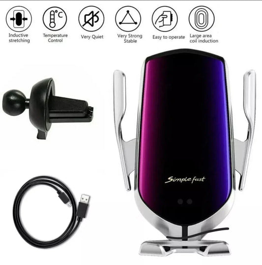 R2 WIRELESS CAR PHONE HOLDER CHARGER