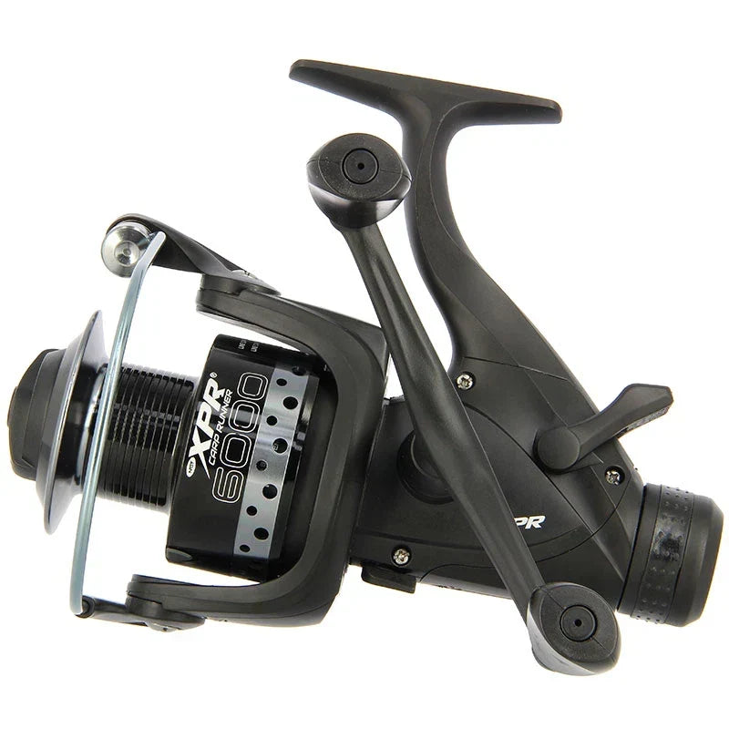 2x NGT XPR 6000 Carp Fishing Bait Runner Reels Twin Handle 10BB + Spare Spools