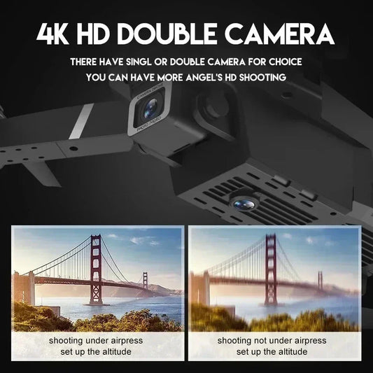 2024 Drone RC Drones Pro 4K HD Camera GPS WIFI FPV Quadcopter Foldable Bag Gifts