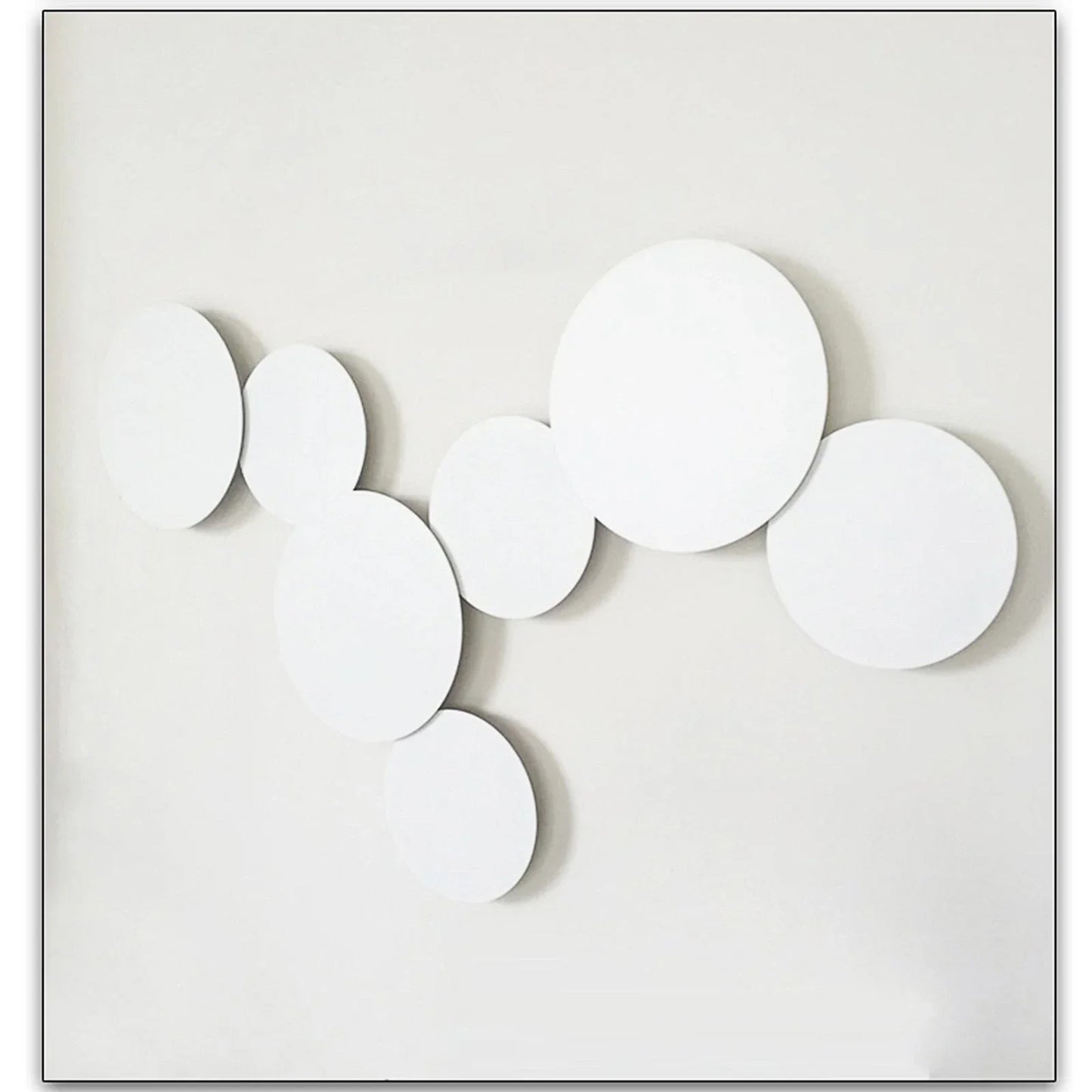 Modern White Metal Circle Round Led Wall Light 7W / 10W