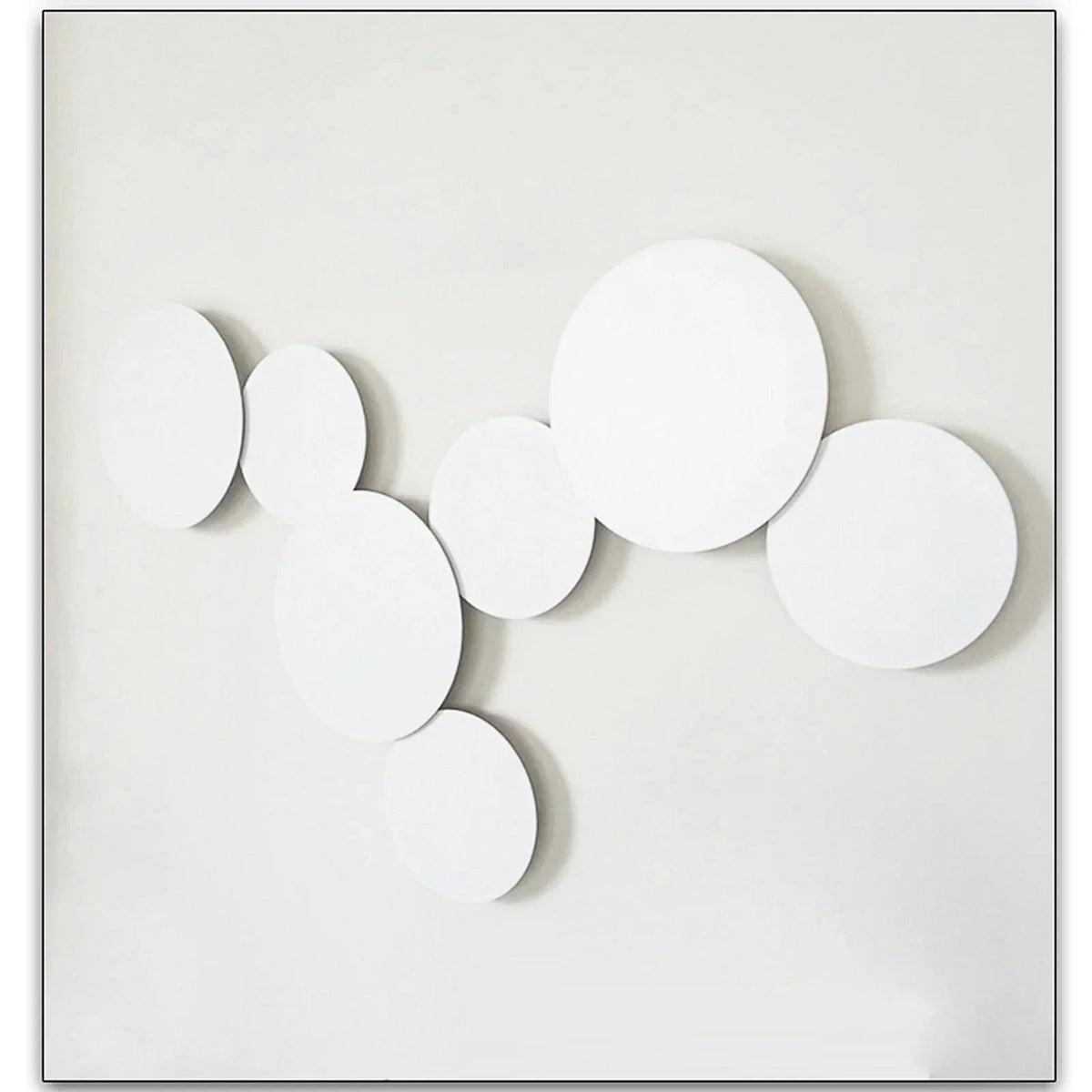 Modern White Metal Circle Round Led Wall Light 7W / 10W