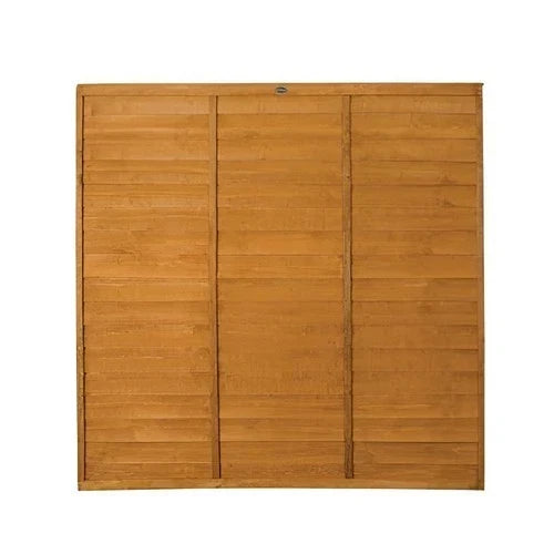 Dip Treated Overlap Fence Panel - (6 x 6ft / 6 x 5ft /6 x 4ft / 6 x 3ft)