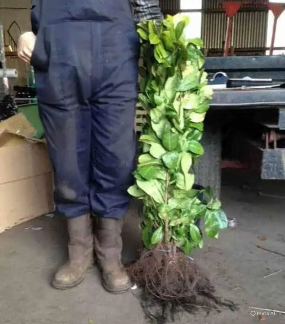 2-3ft Cherry Laurel Hedging Evergreen Plants Bare Root Multi Stem A+ Grade