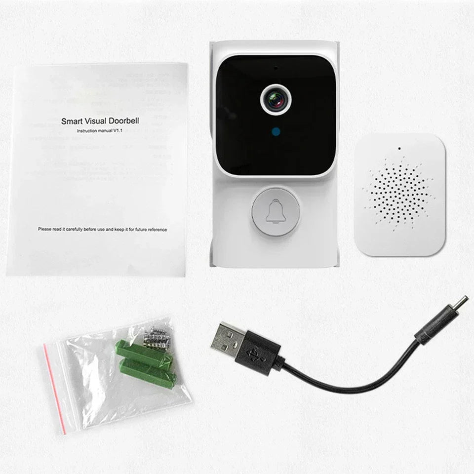 Wireless Smart Video Doorbell Wibell Security Intercom HD Video Camera Door Bell