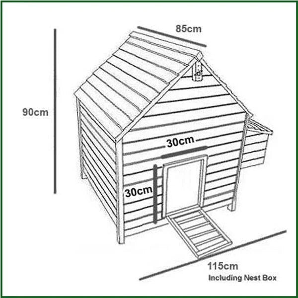 CHICKEN COOP RUN HEN HOUSE POULTRY ARK HOME NEST BOX COUP COOPS RABBIT HUTCH +