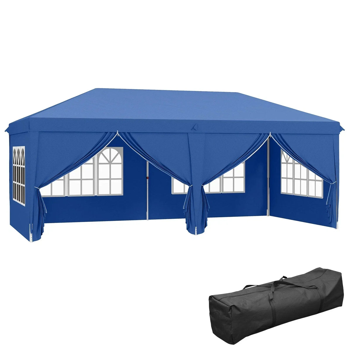 3x6m Garden Heavy Duty Pop Up Gazebo Marquee Party Tent Wedding Canopy New