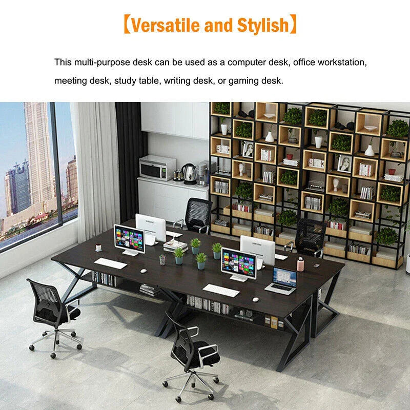 Computer Desk Laptop Pc Study Table Office Desk Home Furniture Workstation Shelf