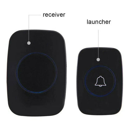 Wireless Doorbell Waterproof Range Door Bells Kit Cordless Plug-in Home Office