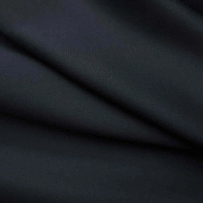 Blackout Curtain with Hooks Blind Drapery Window Covering ( Black)