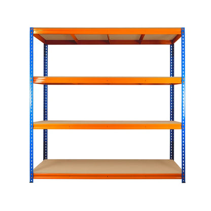 4/5 Tier Heavy Duty Warehouse Racking 180x180x60cm Garage Shelving Metal Shelf Unit