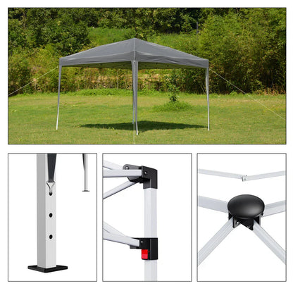 2X2M Pop-up Gazebo with 4 Sides Outdoor Garden Canopy Party Tent