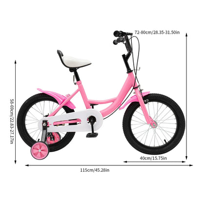 16" inch Kids Bike Children Kids Bike for 5-8 years old Girls Boys Bicycle UK