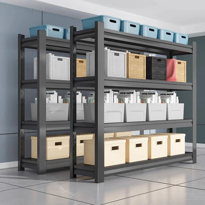 5 Tier Boltless Garage Storage Shelving Steel Racking Galvanised 198x100x50cm UK