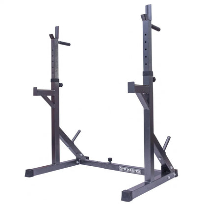 GYM MASTER Adjustable Squat Dip Rack Weight Lifting Stand Power Cage Frame