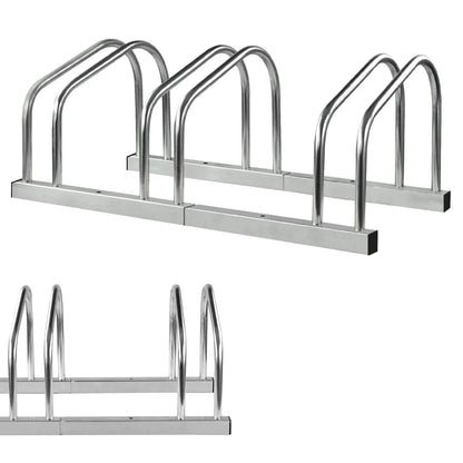 BIKE STAND RACK FOR BICYCLE PARKING STAND FLOOR WALL MOUNT INDOOR OUTDOOR NEW