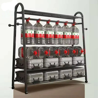 Heavy Duty Double Clothes Rail Rack Garment Hanging Stand Open Wardrobe Shelf