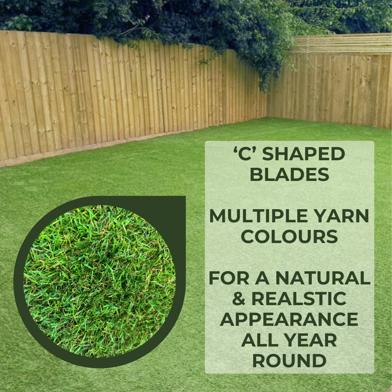 Artificial Grass Astro Turf 20mm Quality Fake Lawn