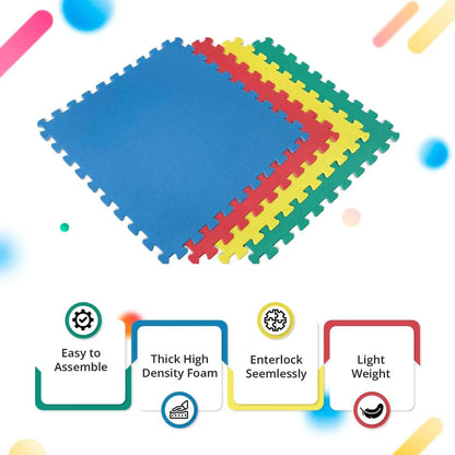 Large Eva Foam Mat Soft Floor Tiles Interlocking Play Kids Baby Mats Gym 30x30cm