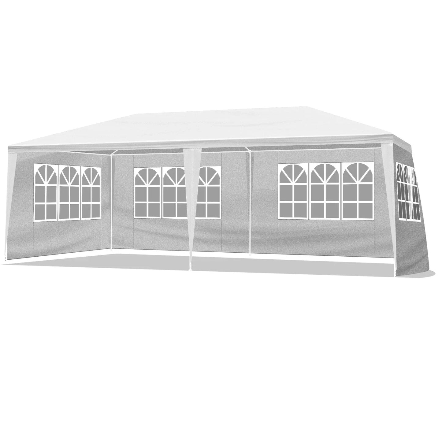 3x6M Gazebo Marquee Party Tent With Sides Waterproof Garden Patio Outdoor Canopy
