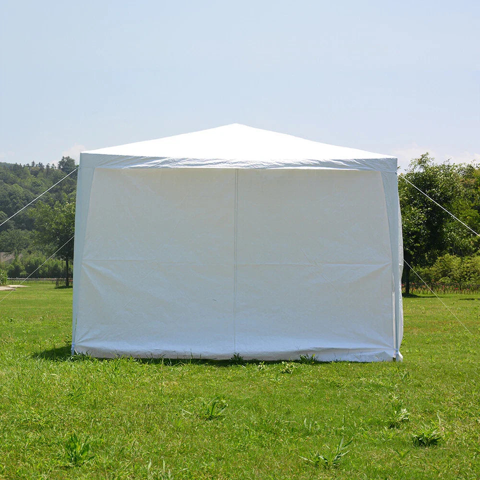 3x3m Waterproof Garden Outdoor PE Gazebo Marquee Canopy Party Tent