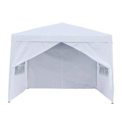 3x3M Heavy Duty Gazebo Marquee Popup Water- proof Garden Party Tent 4 WallSides