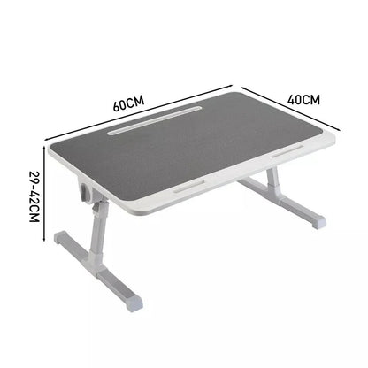 Folding Laptop Table Bed Tray Sofa Lap Desk Note book Stand Adjustable Height UK