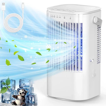 10L Portable Cooler Air Conditioning Unit Fan Humidifier With Remote Control UK