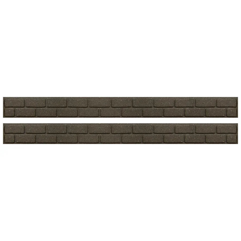 Garden Lawn Edging Flexible Flower Bed Border Wall Eco Recycled Rubber 'EZ' NEW