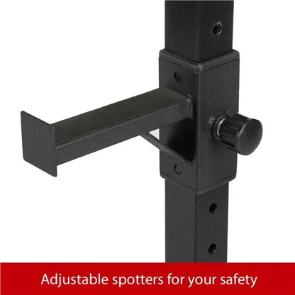 Squat Racks Barbell Rack Stand Adjustable Olympic Weight Bench Press Home Gym