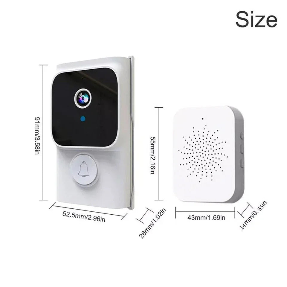 Wireless Smart Video Doorbell Wibell Security Intercom HD Video Camera Door Bell