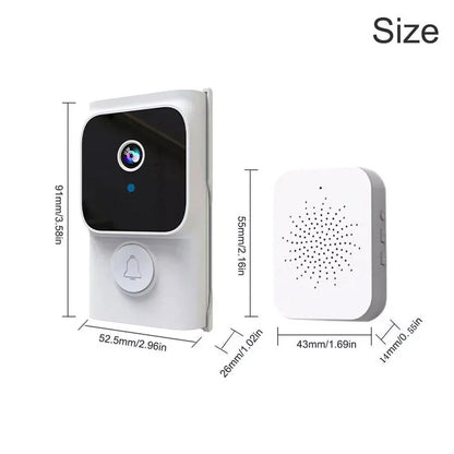 Wireless Smart Video Doorbell Wibell Security Intercom HD Video Camera Door Bell