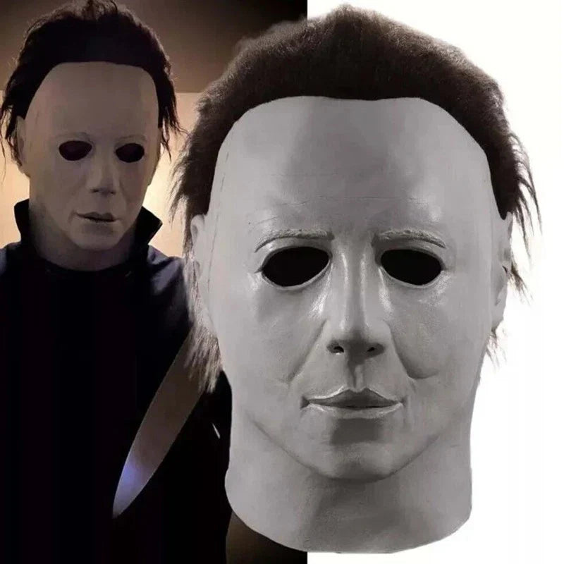 Halloween Cosplay Costume Michael Myers Mask Latex Full Head Killer Scary Prop