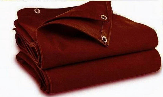 WINE 6Ft X 6Ft Heavy Duty Canvas Tarp Tarpaulin Outdoor Waterproof