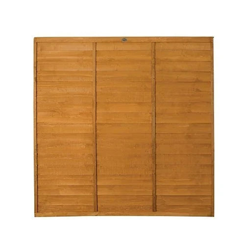 Dip Treated Overlap Fence Panel - (6 x 6ft / 6 x 5ft /6 x 4ft / 6 x 3ft)