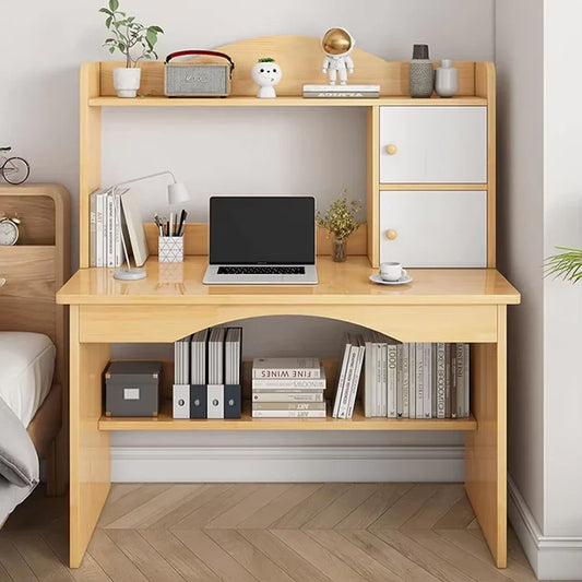 Wooden Computer Desk Home Office Writing Desk Study Table Workstation Cabinet UK
