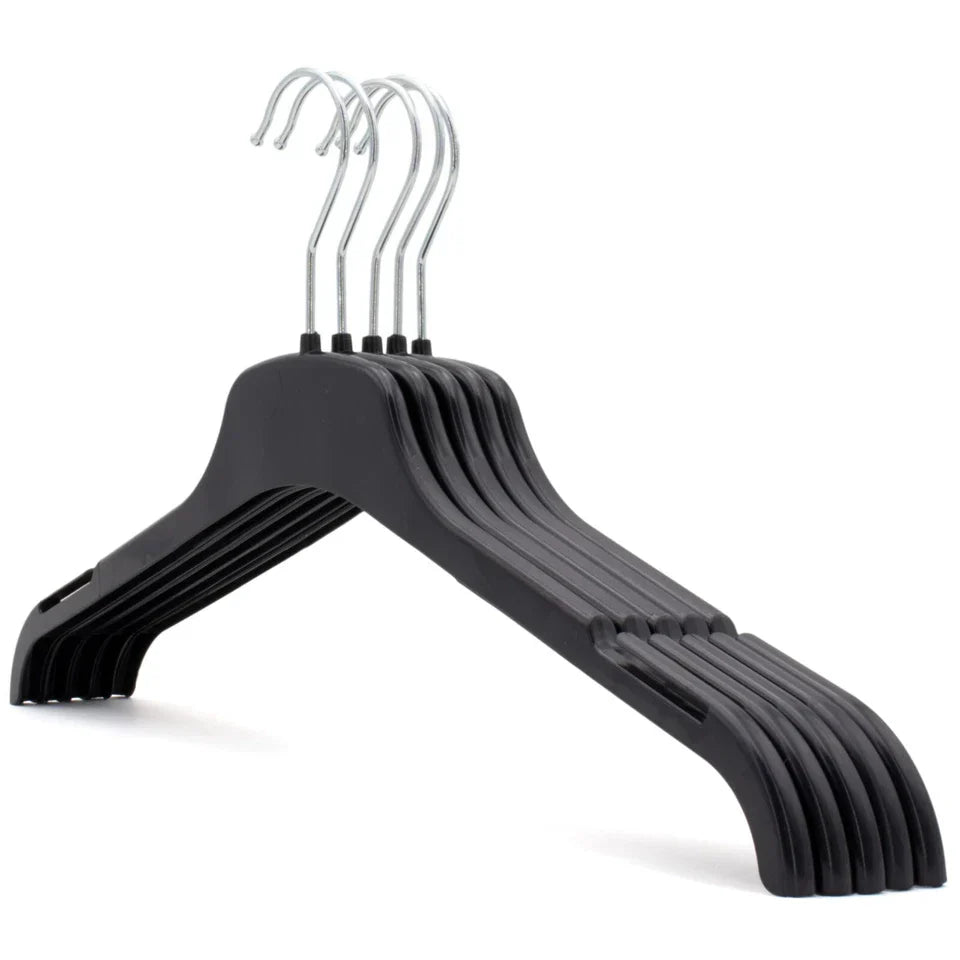 Strong Plastic Coat Clothes Hangers for Tops, Shirts, Dresses