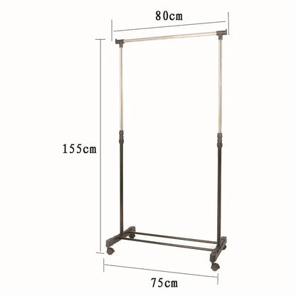 Metal Clothes Rail Storage Garment Shelf Hanging Display Stand Rack