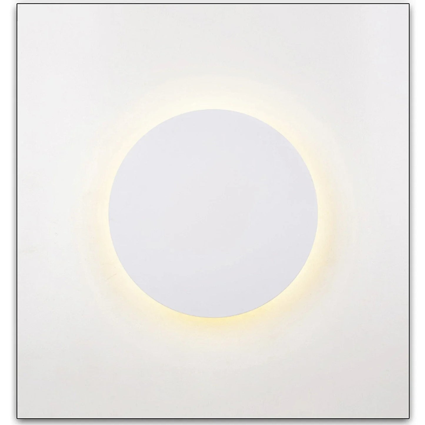 Modern White Metal Circle Round Led Wall Light 7W / 10W