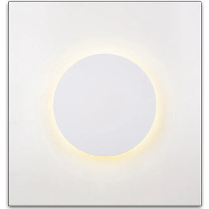 Modern White Metal Circle Round Led Wall Light 7W / 10W