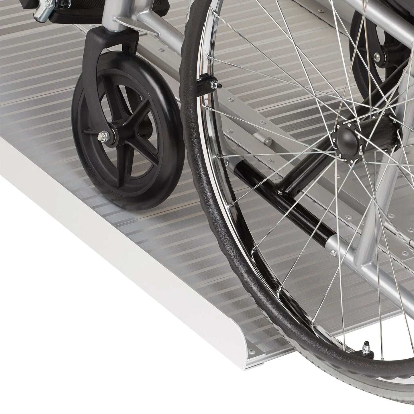 2ft/3ft/5ft Folding Portable Wheelchair Ramp Mobility Scooter Home/Car Threshold