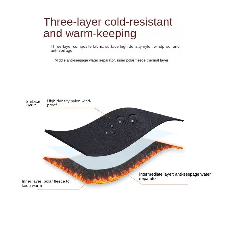 Winter Warm Gloves Thermal Touch Screen Thermal Waterproof Gloves For Cycling
