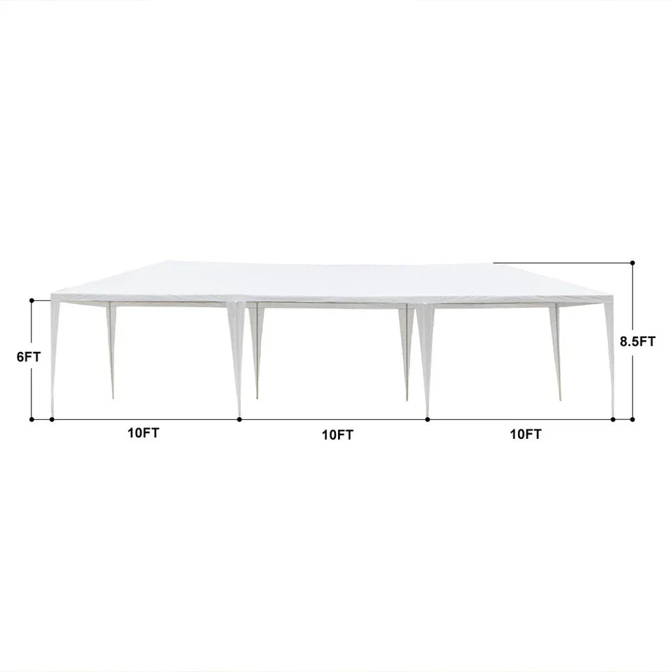 3x9m Outdoor Garden Gazebo Wedding Party Tent Canopy Marquee