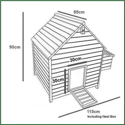 CHICKEN COOP RUN HEN HOUSE POULTRY ARK HOME NEST BOX COUP COOPS RABBIT HUTCH +