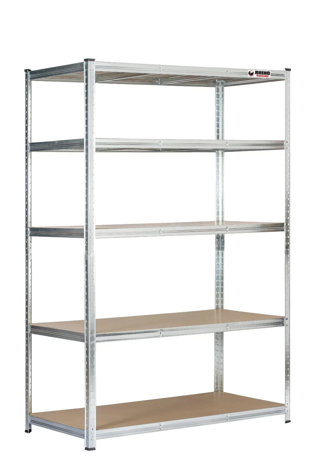 5 Tier Blue Metal Garage Shelving Unit 1000kg 180x120x60cm