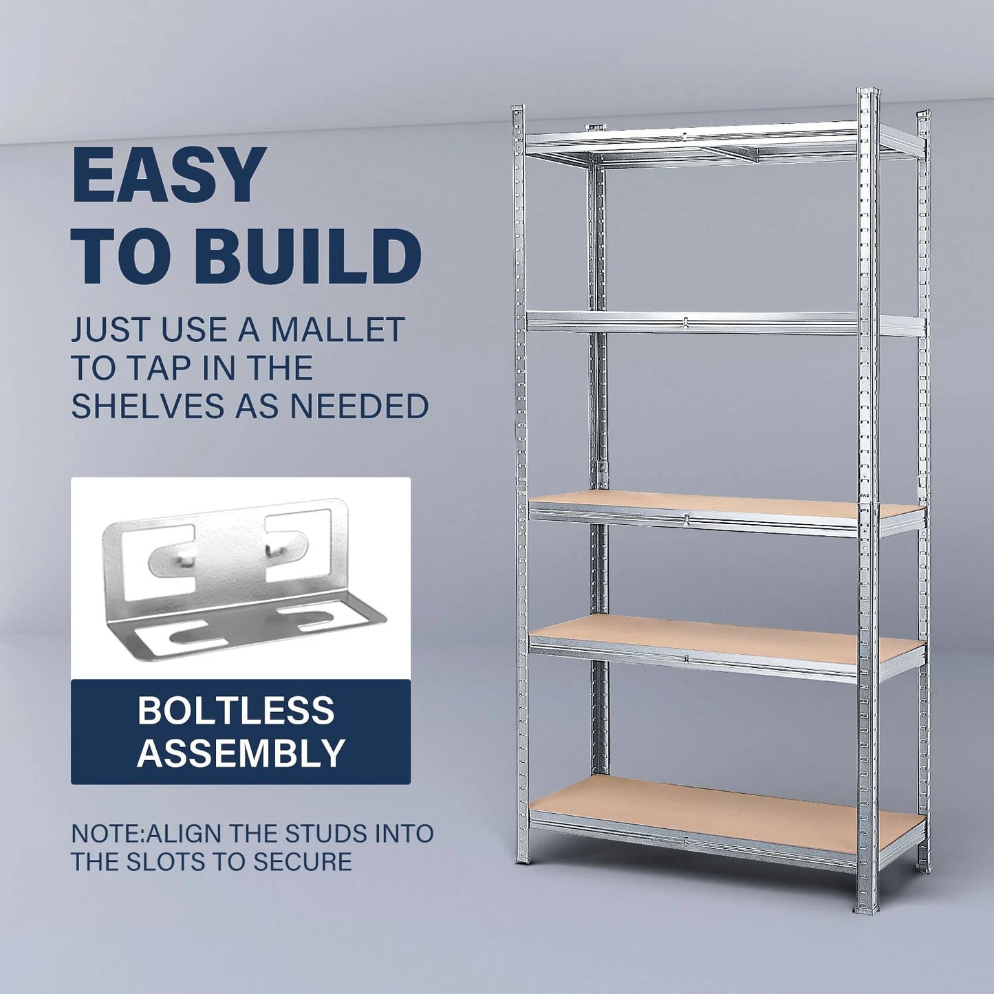 MasterSpec Garage Shelving Warehouse Shelf unit Storage Rack 1.8m