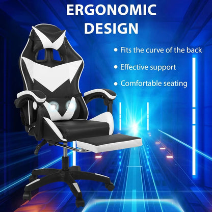 Ergonomic Gaming Chair Executive Office Computer Recliner Swivel Massage Chair